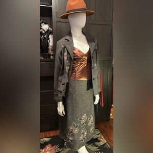 # 18 Vintage April Cornell, Two Piece Suit Size Small